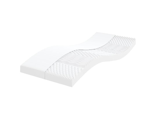 VIDAXL - Lit de jour avec gigogne et matelas gris clair 90x200 cm tis...