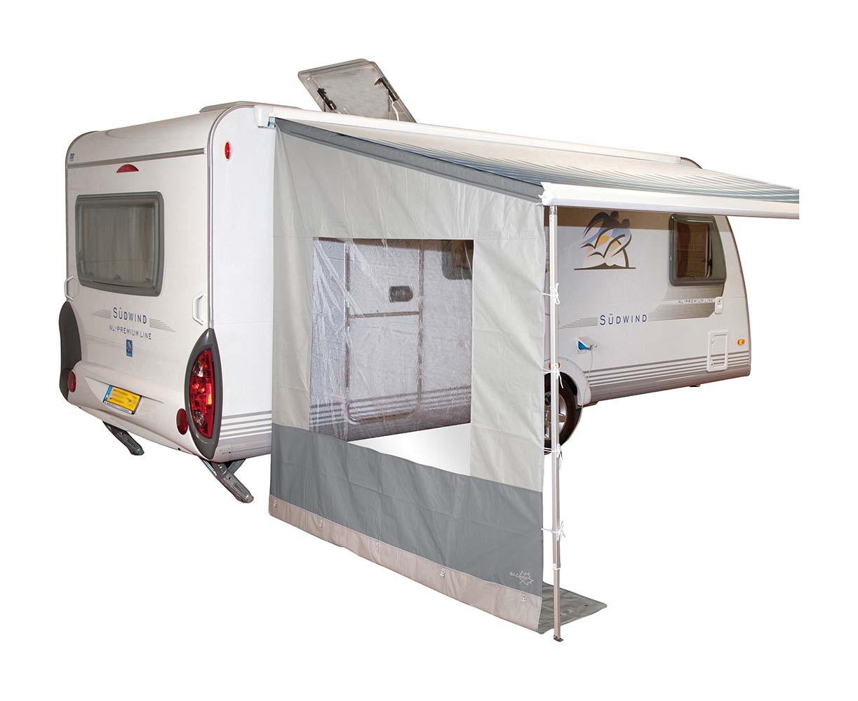 Bo-Camp 250 cm grijze universele luifel zijwand