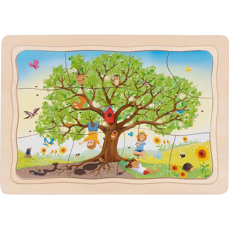 goki Schichtenpuzzle Mein Apfelbaum