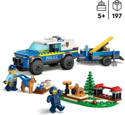 LEGO City Police 60369 Mobilt treningssett for politihunder
