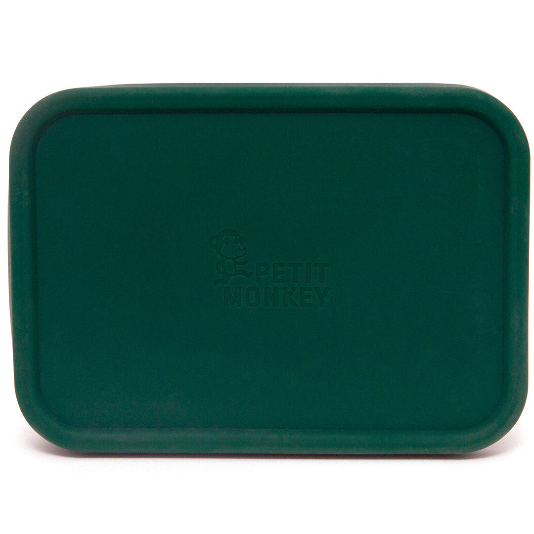 Petit monkey rvs broodtrommel riley pine green