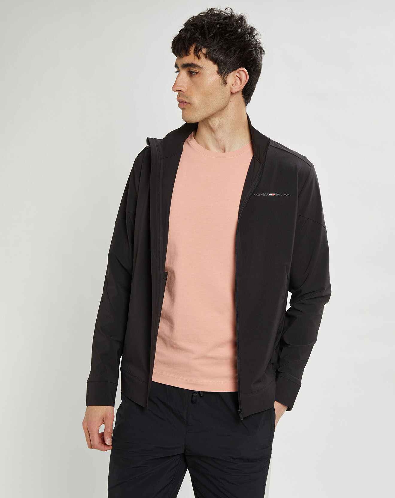 Tommy Hilfiger Blouson tracksuit déperlant noir
