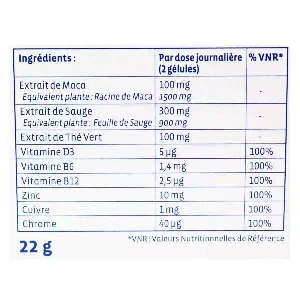 Ymea Ménopause Bouffées de Chaleur et Silhouette 64 Gélules