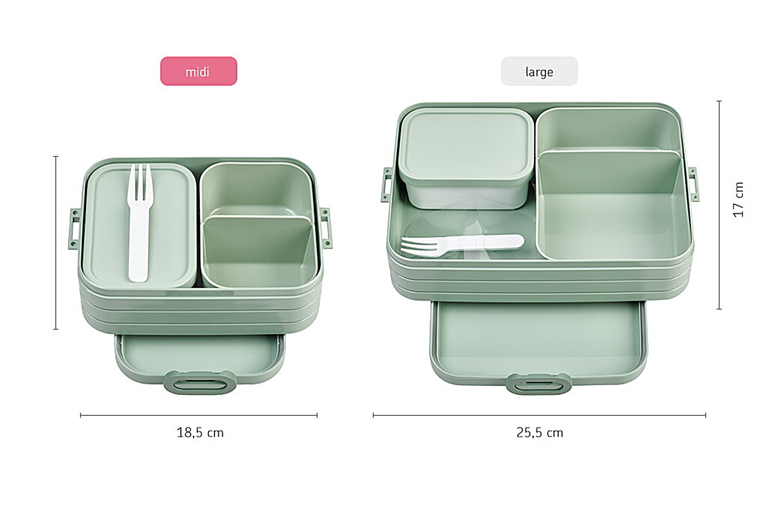 Mepal Take a Break Midi Bento lunchbox - Aqua Blue
