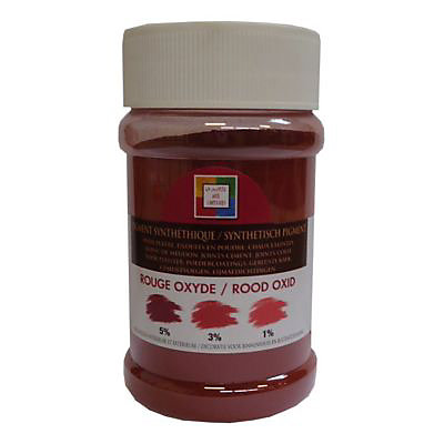 Pigment en poudre La malle aux couleurs rouge oxydé 250ml