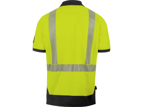 Polo de travail haute-visibilité jaune fluo Würth MODYF