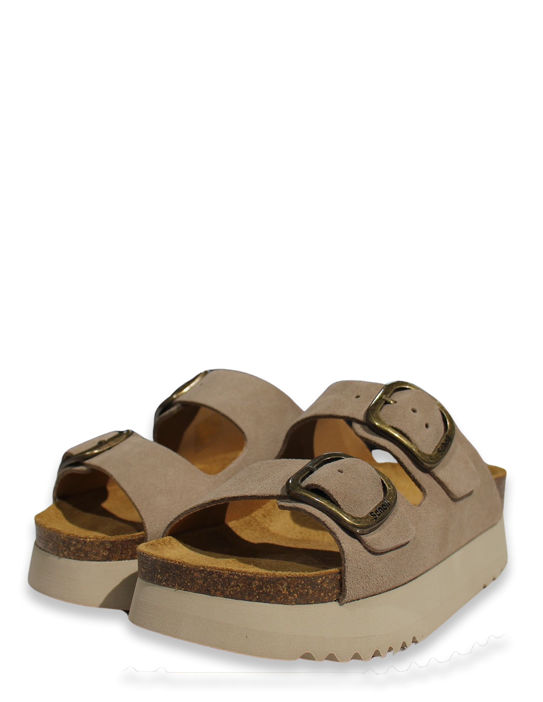 scholl Mules Compensées lucie beige