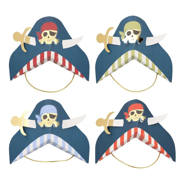 Meri Meri Chapeaux de fête Pirates - Set de 8