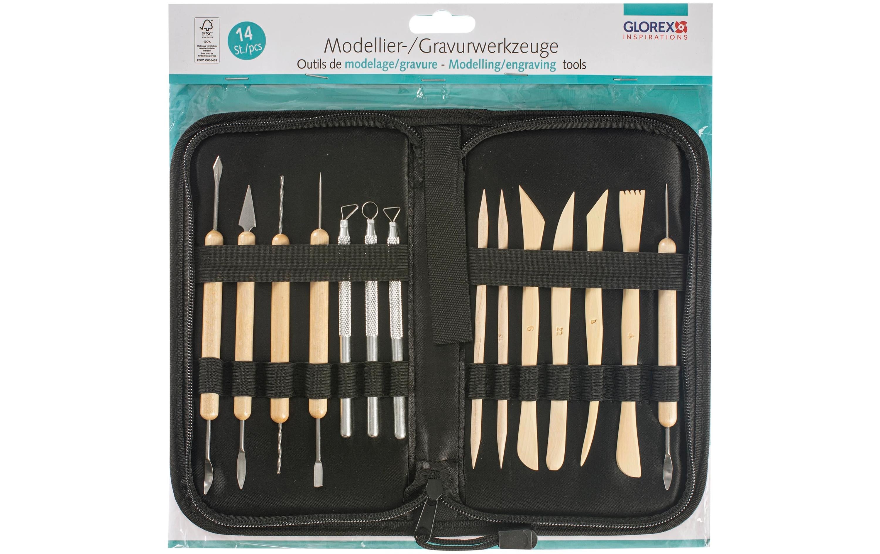 Modellierwerkzeug 14-teiligGravur- und Modellierwerkzeug