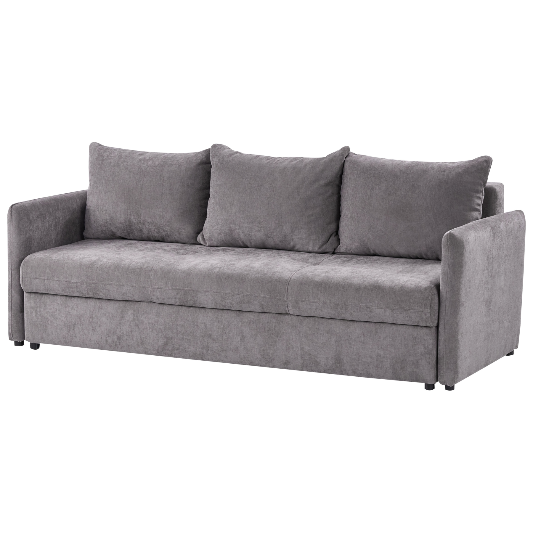 Beliani - HOLSEN - Driezitsbank - Taupe - Stof