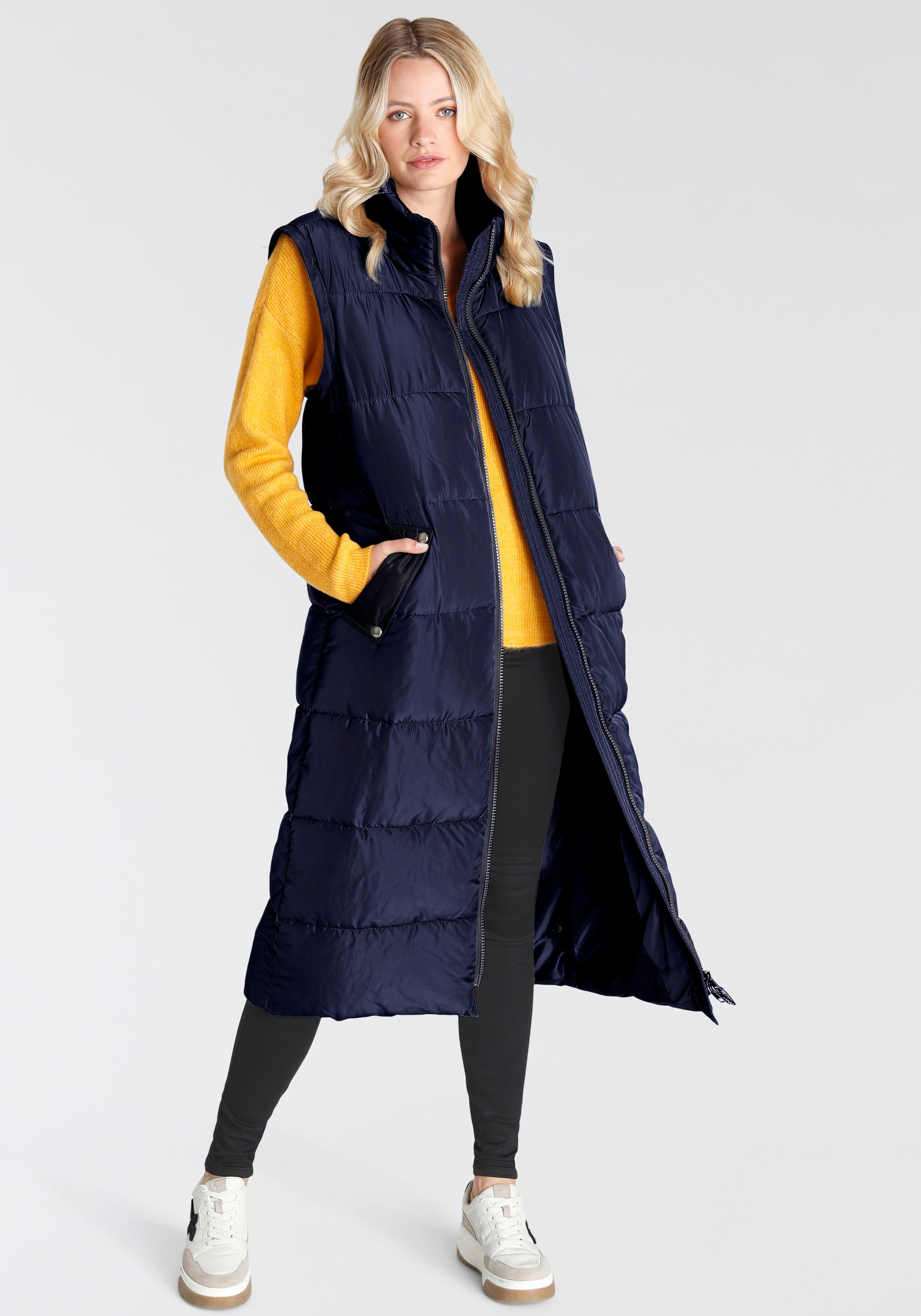ONLY Steppmantel »ONLIRINA X-LONG 2IN1 PUFFER OTW«, auch als Weste tragbar