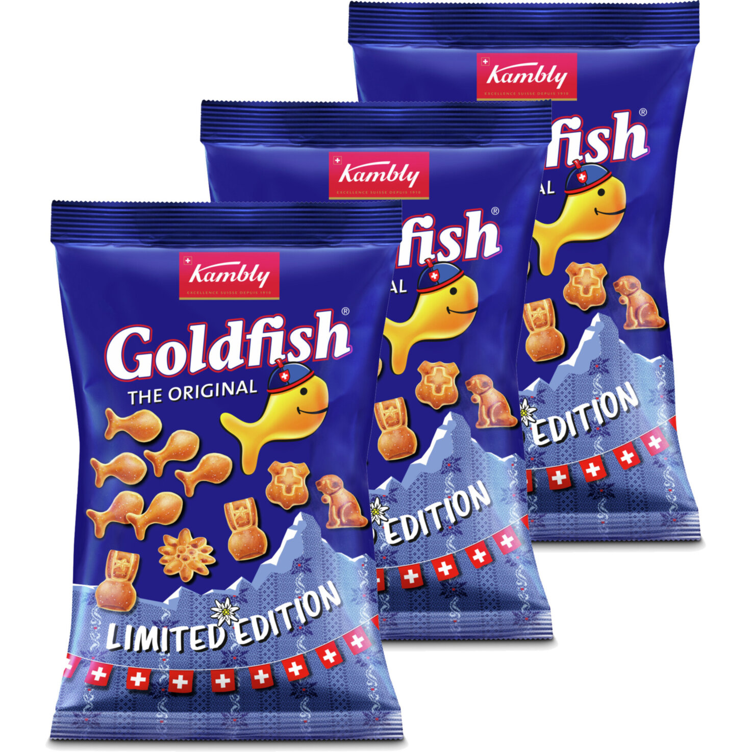 Kambly Goldfish Schweiz 3x160g