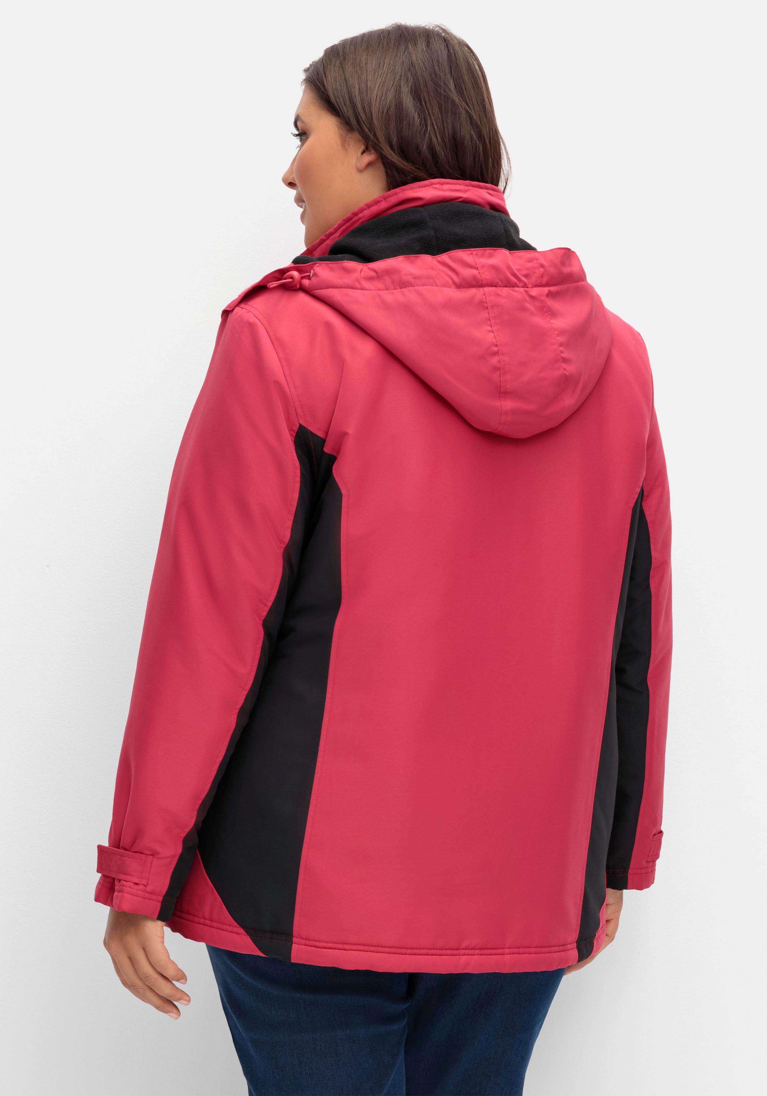 Funktions-Winterjacke mit Kontrastdetails