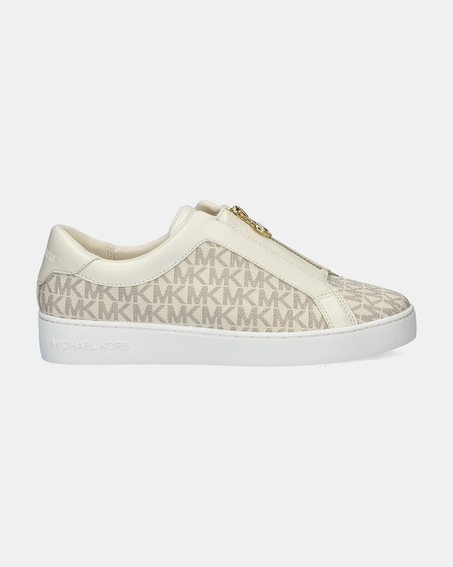 Michael Kors Keaton Zip Lage sneakers  - wit