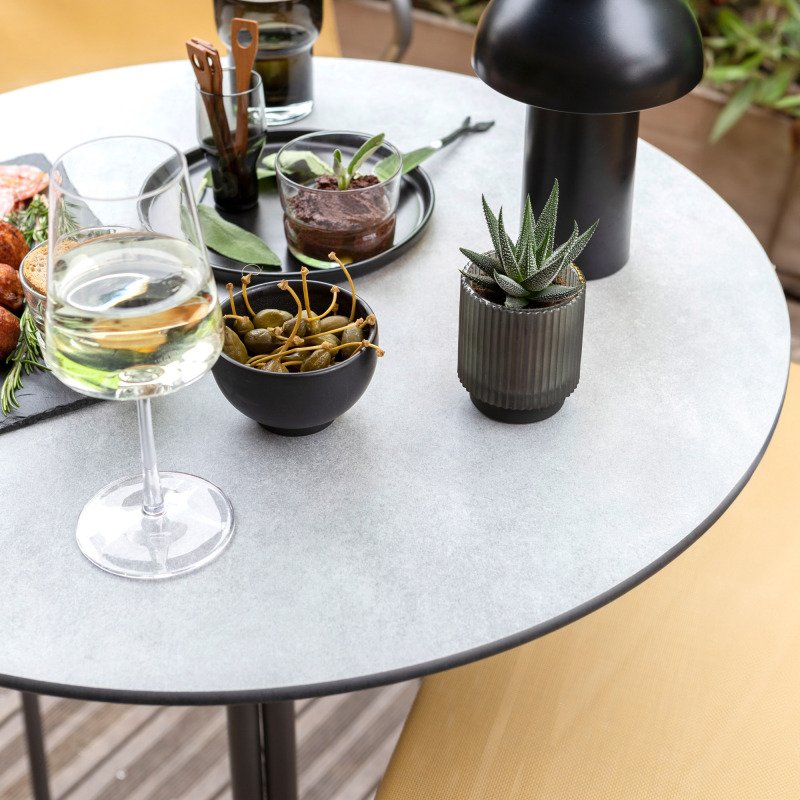 Table d'extérieur haute Guéridon - Mange debout HORIZON Ø 69 cm