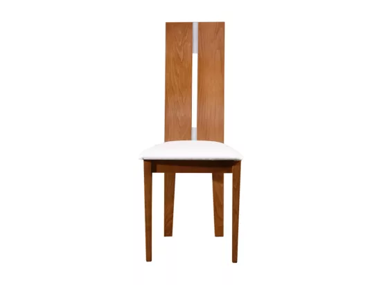 Lot de 2 chaises SALENA - Hêtre massif coloris chêne