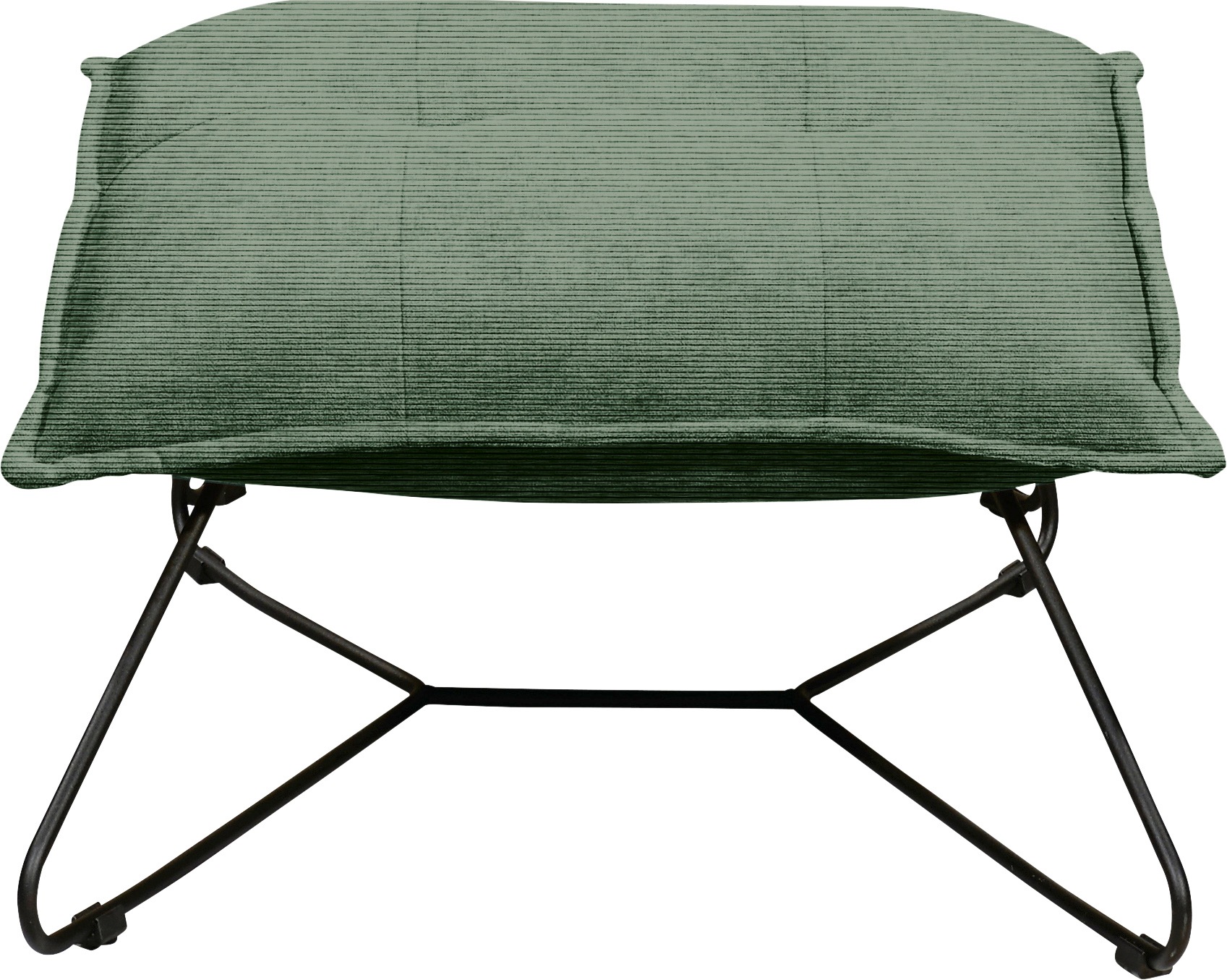 ED EXCITING DESIGN Hocker »Vico« mit Design-Gestell aus schwarzem Metall, in Cord