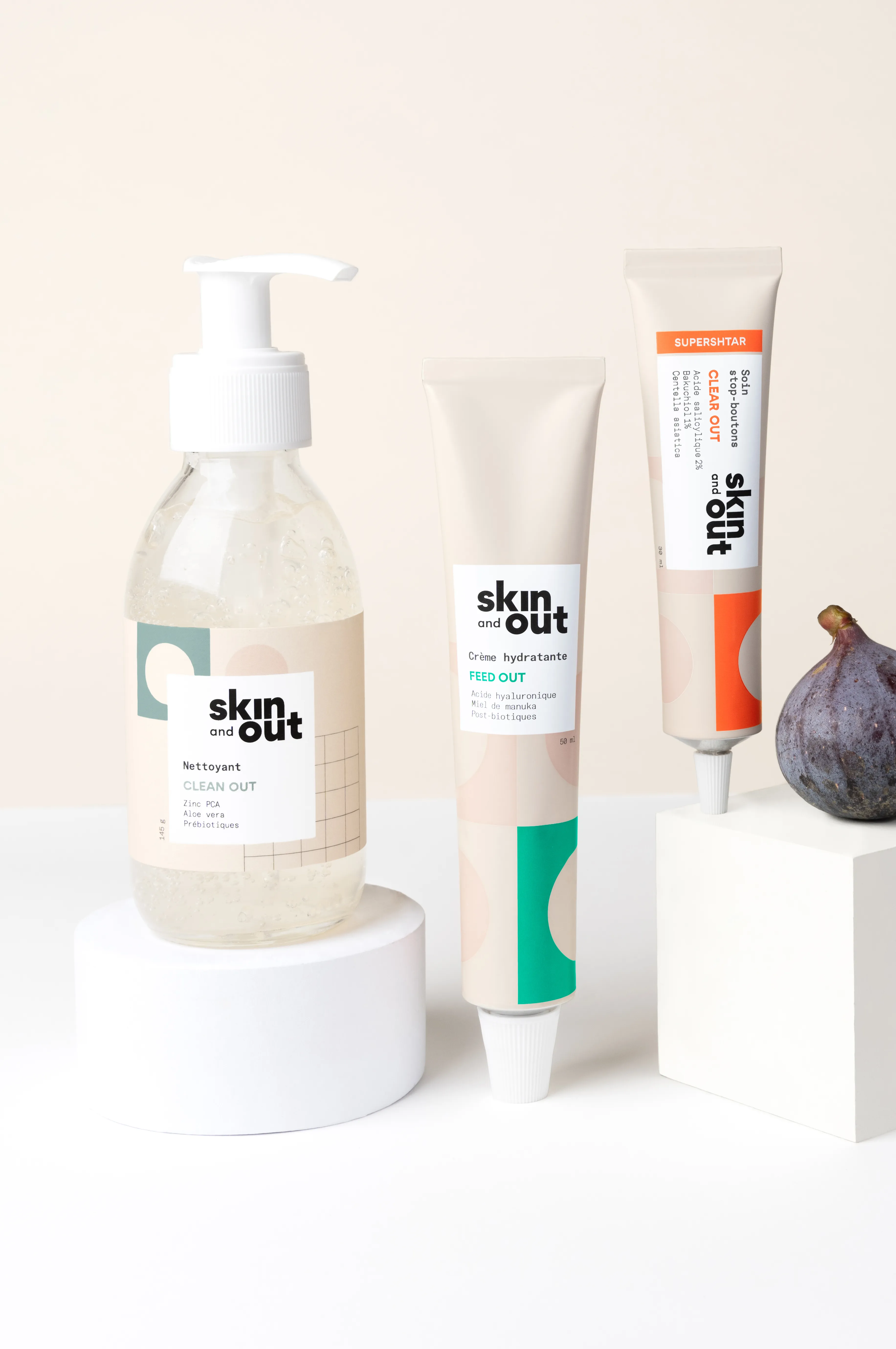 Skin & Out Crème hydratante pour peaux acnéiques Feed out-50 ml