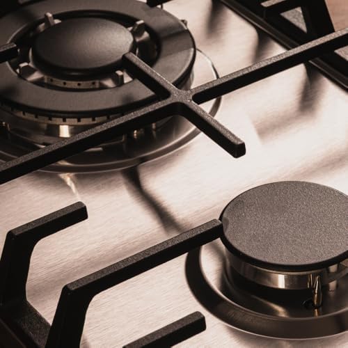 Cecotec Plaque à gaz Bolero Squad G 4200S Glass Black. Plaque à gaz avec 4 feux, finition verre noir, puissance 8000W, grilles individuelles et allumage électrique avec sécurité des vannes. : Cuisine et Maison