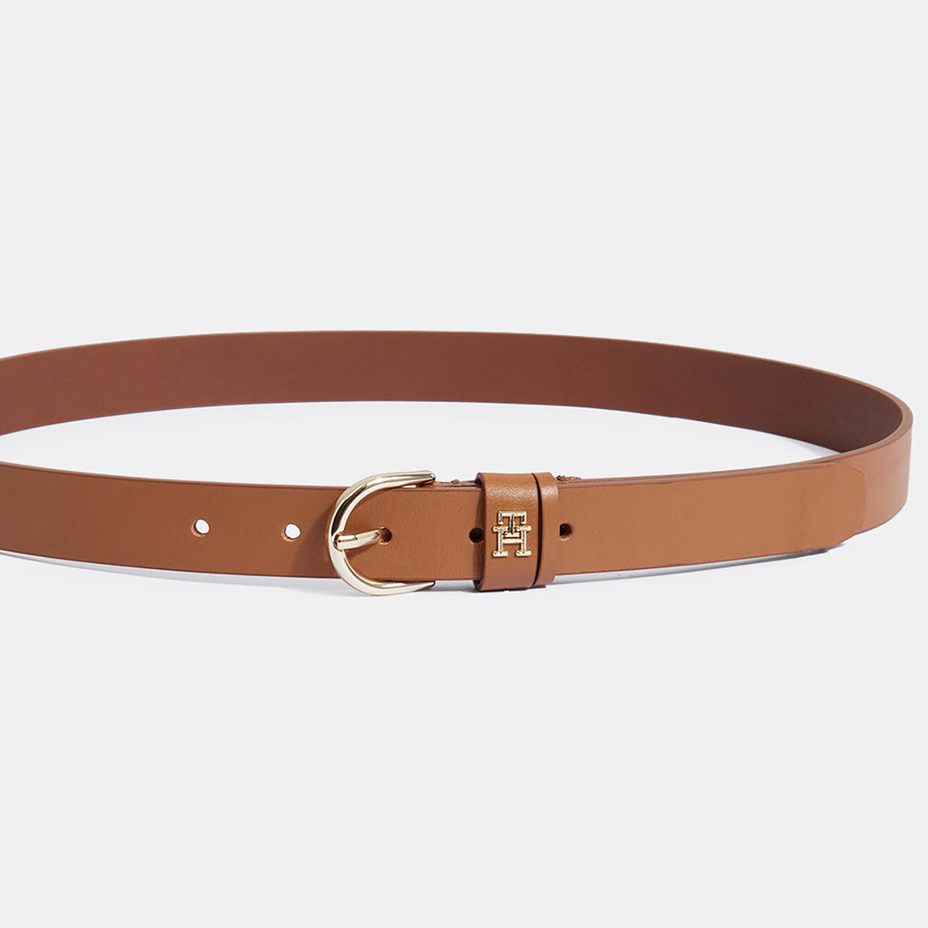 Tommy Hilfiger Ceinture en Cuir Timeless marron