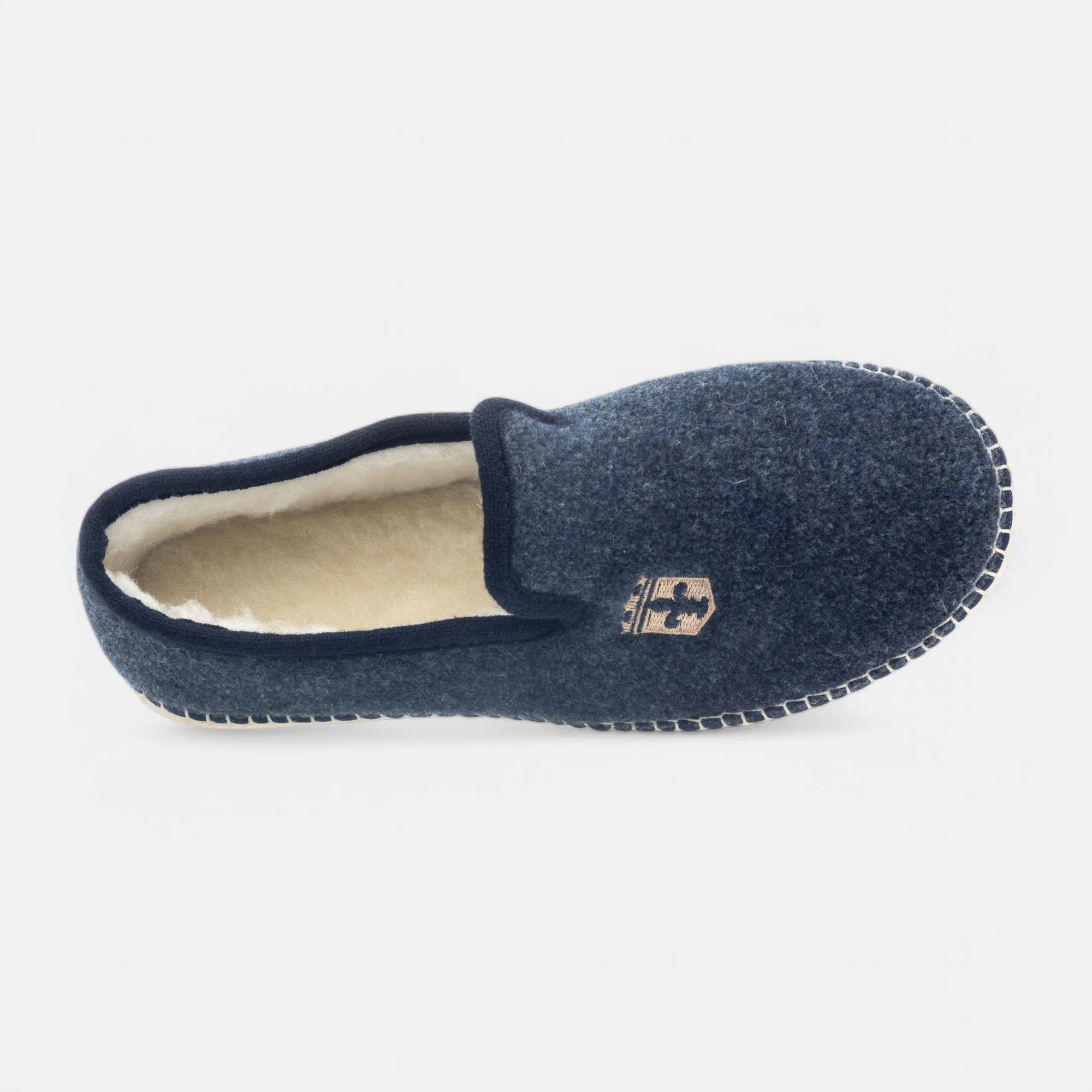 Charentaises Homme bleu