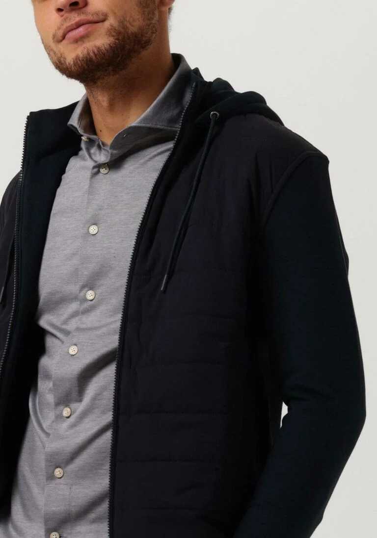 PROFUOMO blauwe profuomo jack sweater jacket