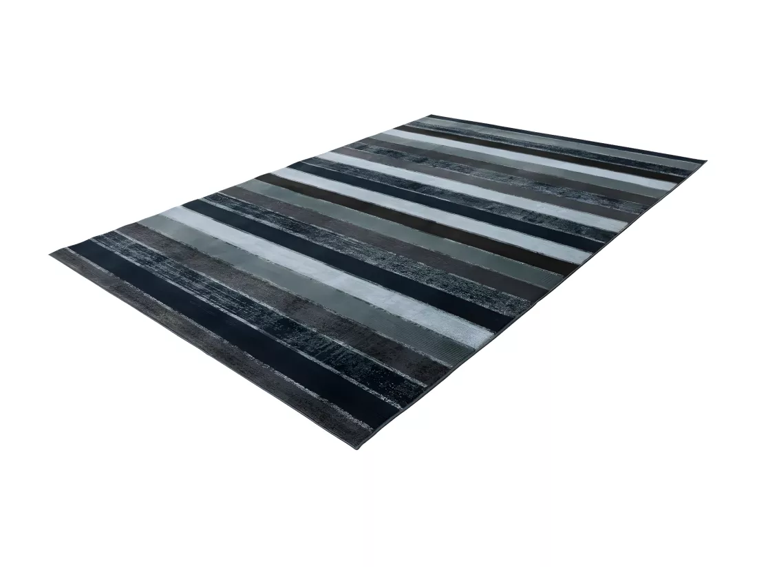 Tapis 290x200cm, design G408A coloris bleu pétrole - Confort et élégance pour votre intérieur