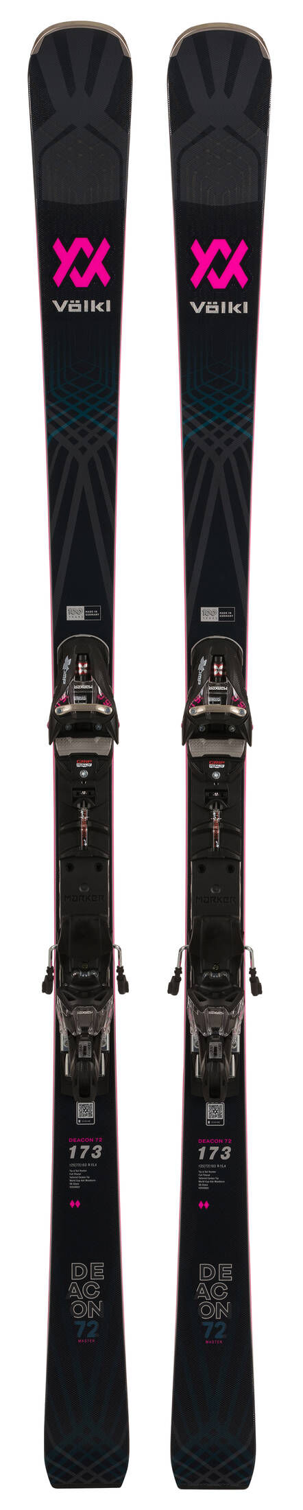 Völkl| Skier DEACON 72 MASTER w/WC-PC + XCOMP 12 GW