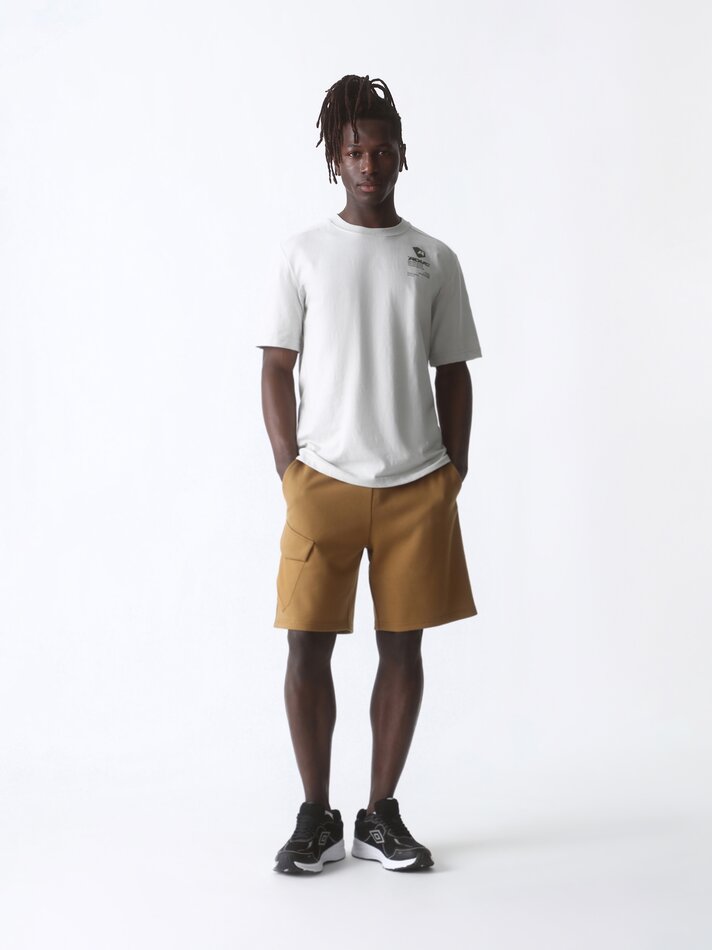 Bermuda jogger pocket - Bege
