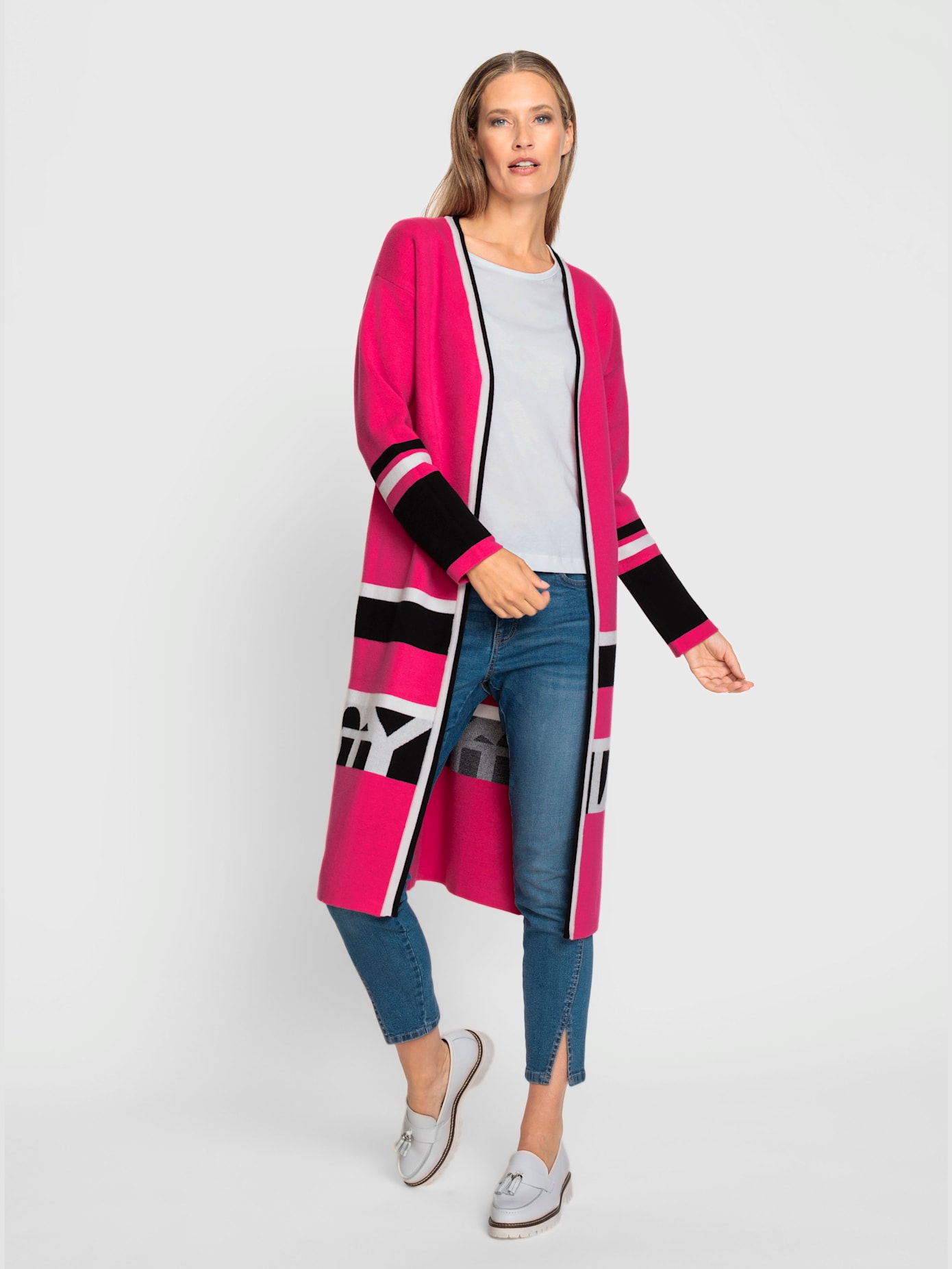 Manteau en tricot tendance : pas de fermeture