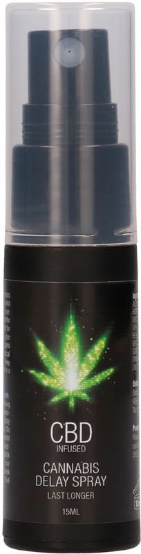Shots - Pharmquests CBD Cannabis Vertragingsspray - 15 ml transparent