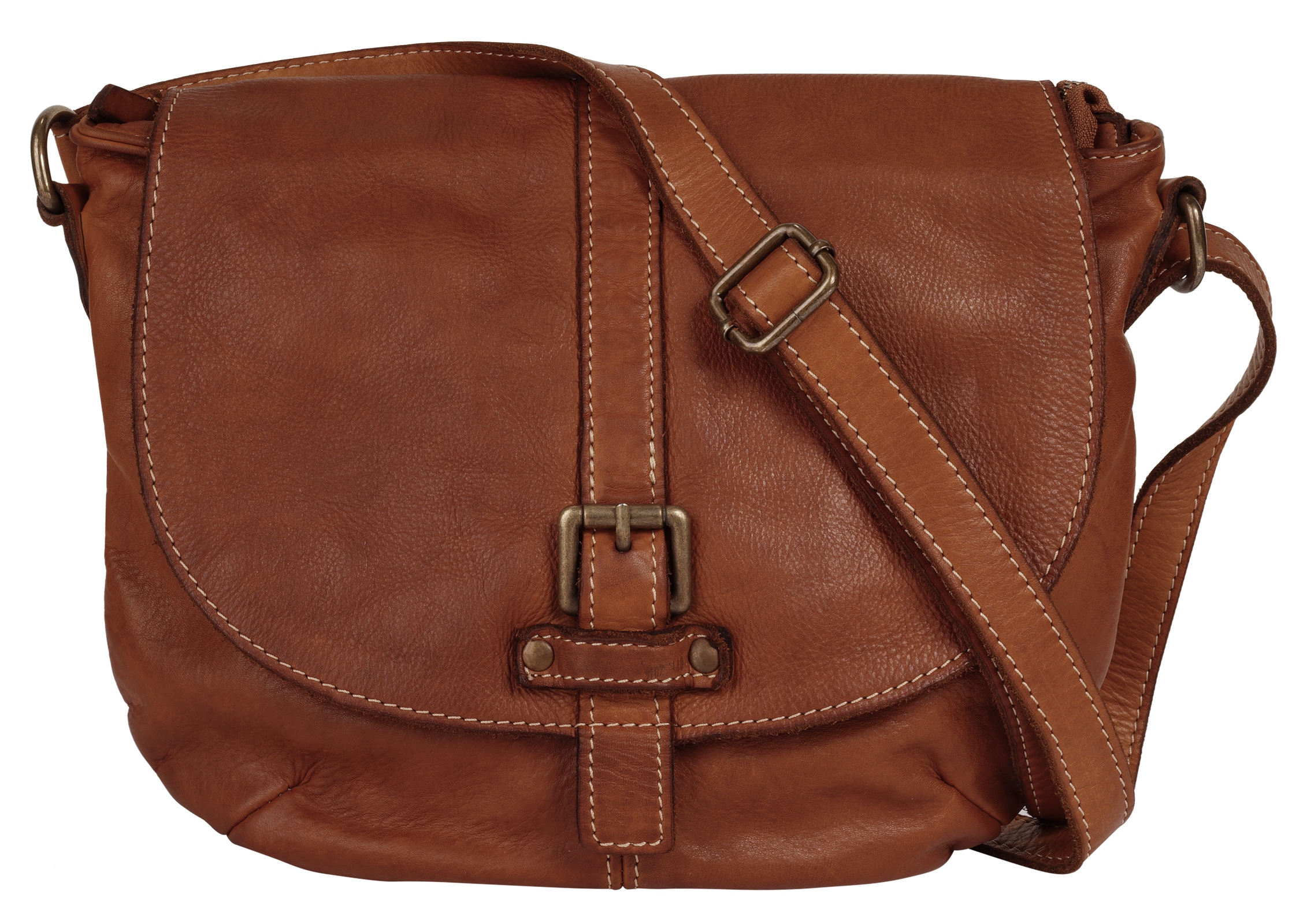 Cluty Umhängetasche echt Leder, Made in Italy