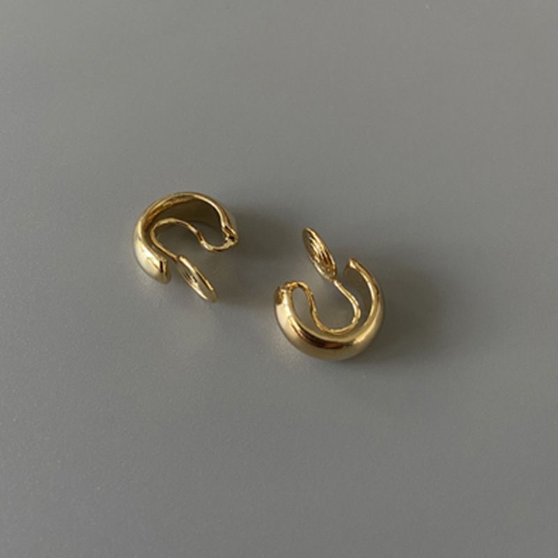 True Glam - Legering Open Hoop Oorbel