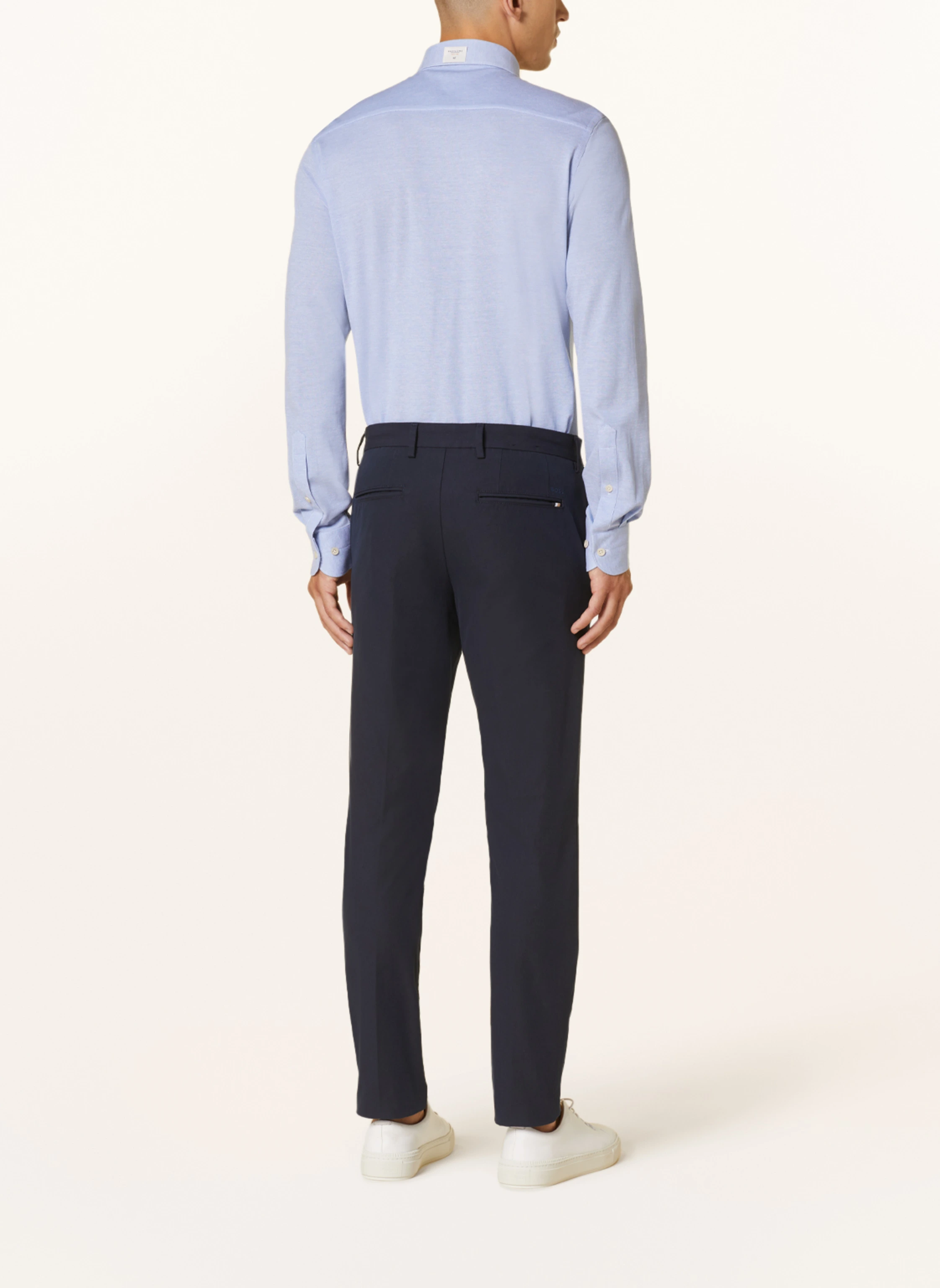 PROFUOMO Piqué-Hemd Slim Fit