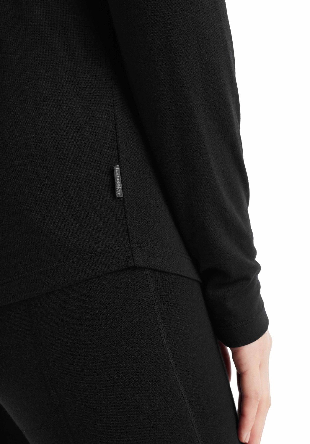Icebreaker Damen-Langarmshirt Sphere II LS Tee Black