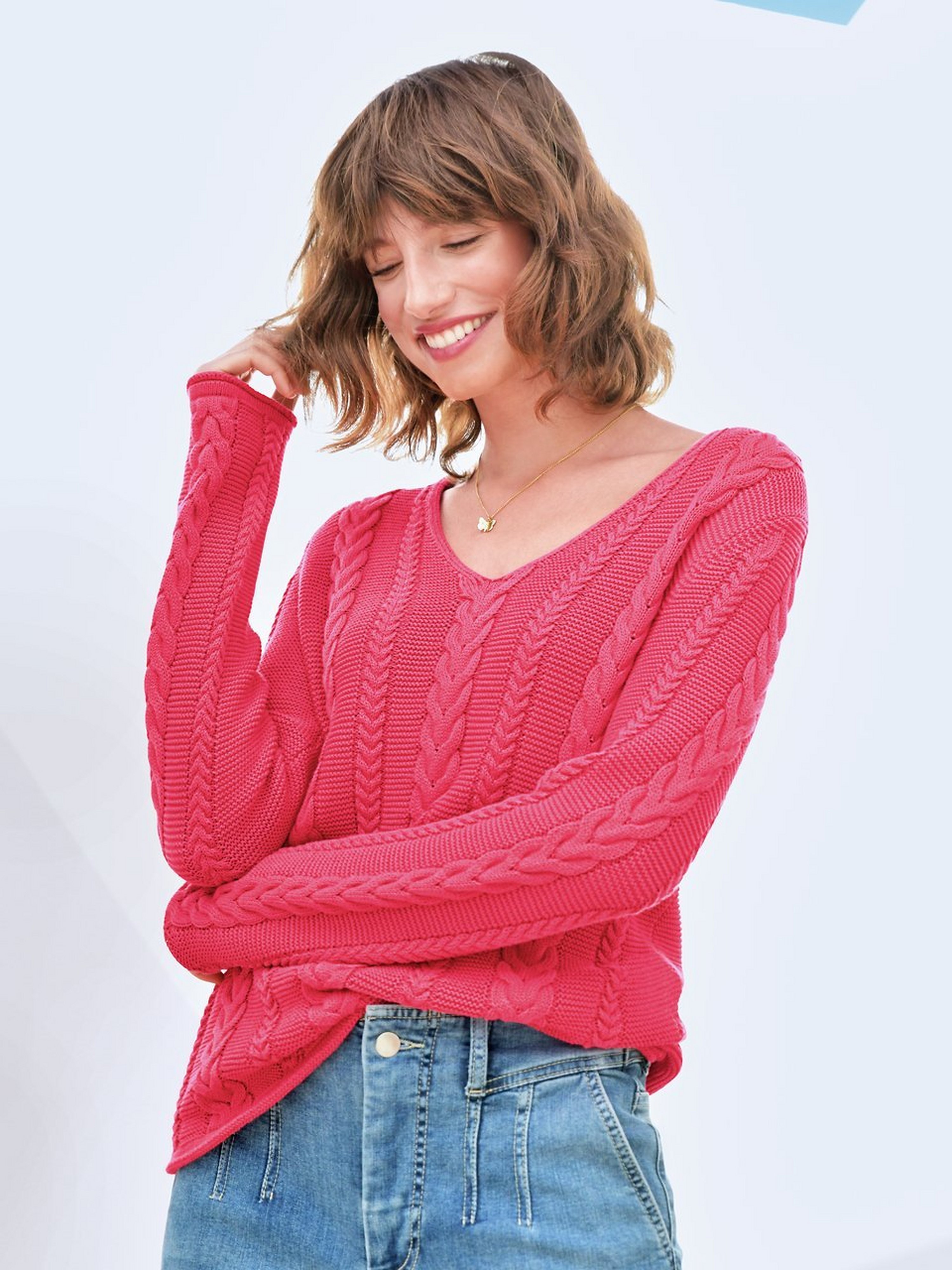 V-Pullover