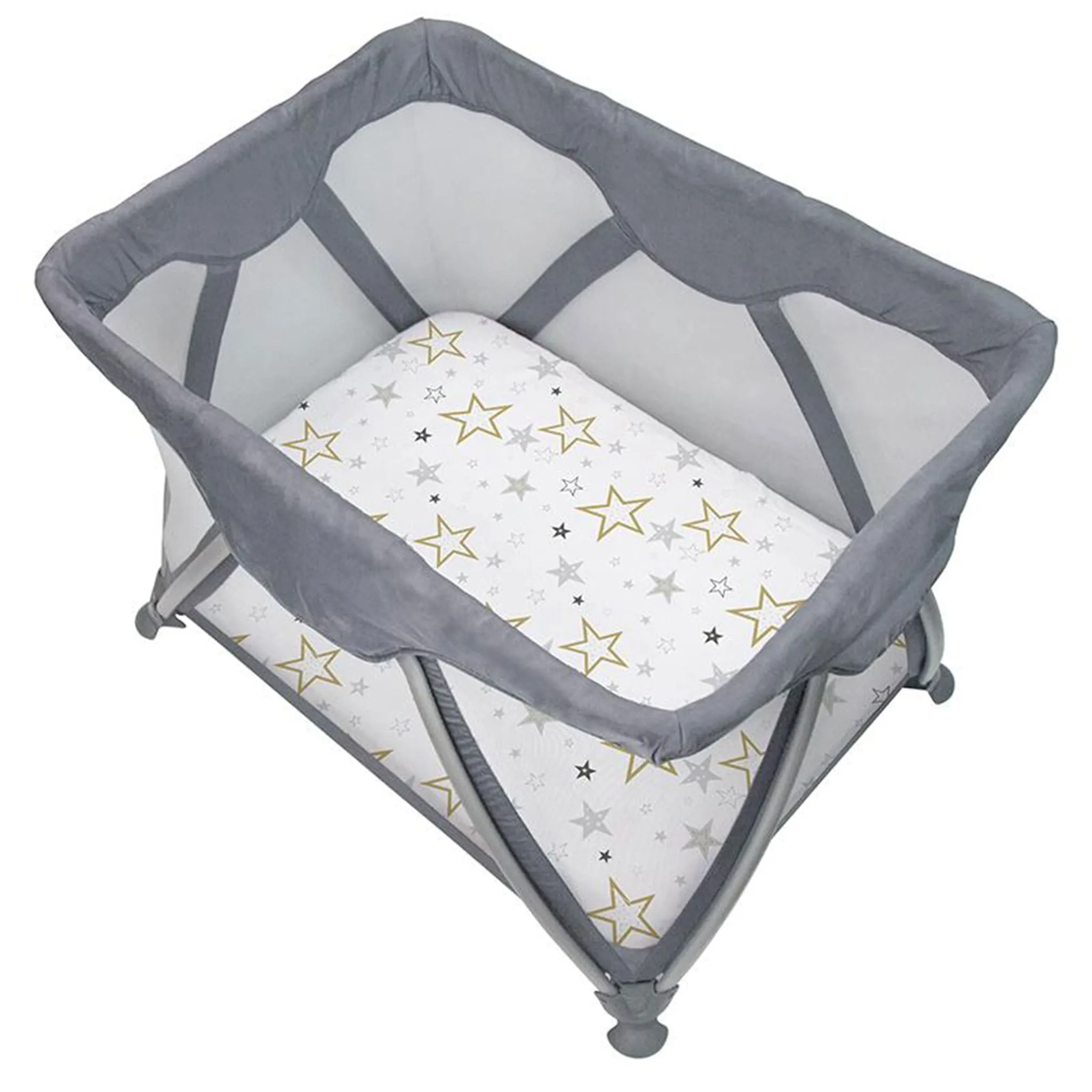 Kushies Drap Contour Percale pour Parc - Étoiles