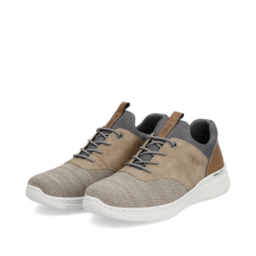 Rieker Knittech Sko, Pebble/Mud, 46