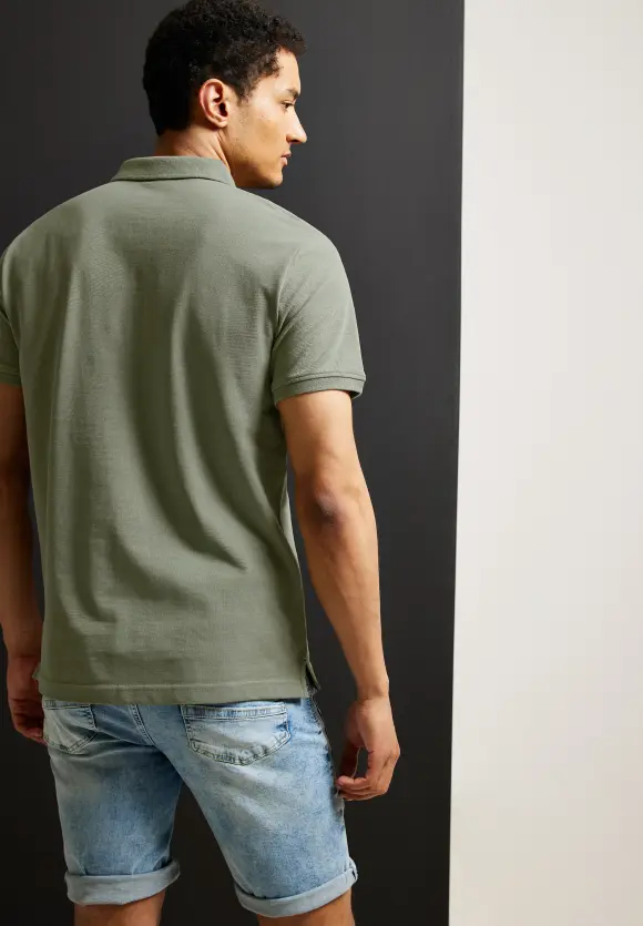 Piquée Poloshirt - oregano green