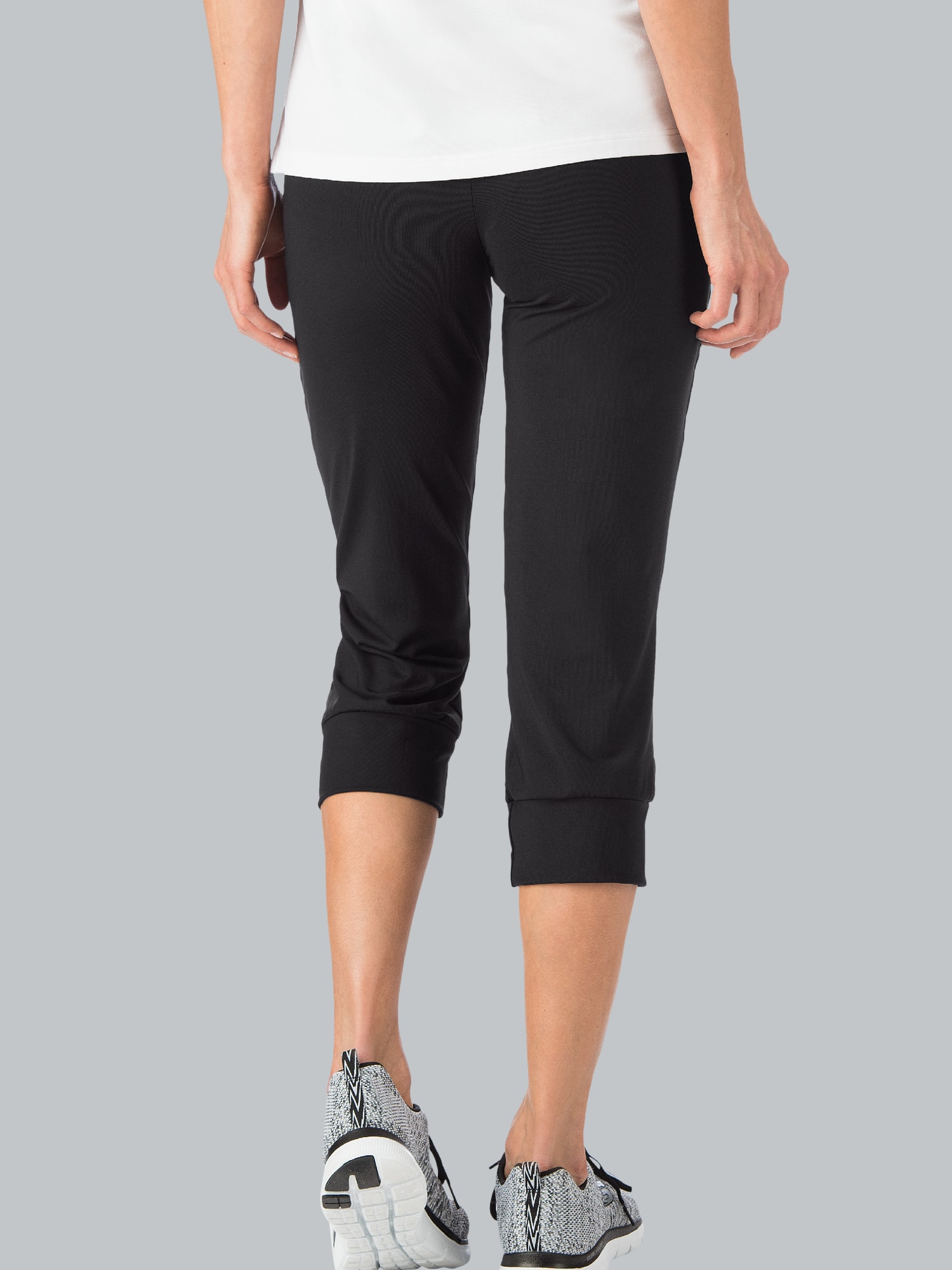 3/4 Sporthose Schwarz