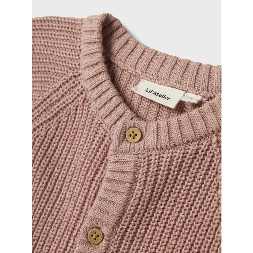 Køb Lil'Atelier Misty Rose Nmnemlen Lin Ls Strik Card Lil Noos