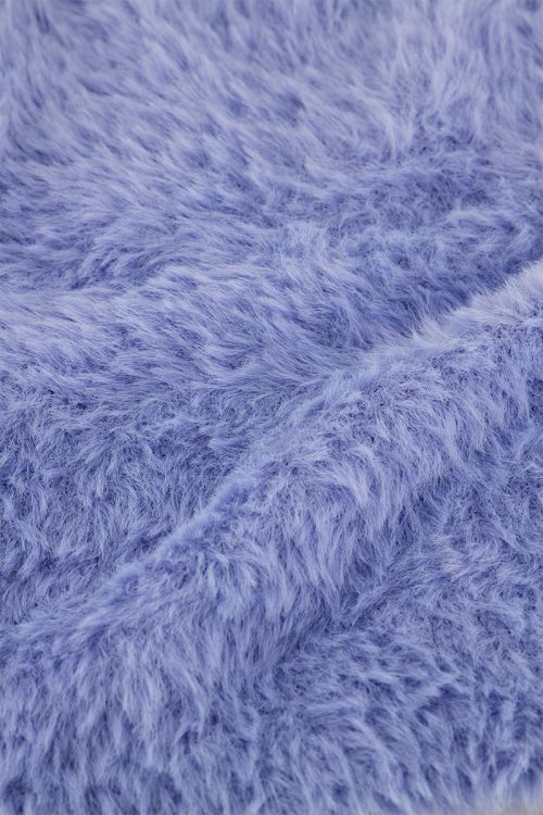 Blauwe fluffy trui