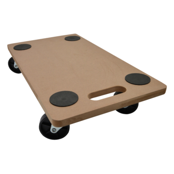 Handson MDF meubeltransporter harde wielen 56x30 cm max. 200 kg