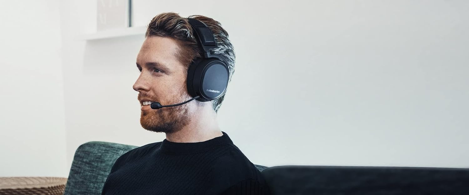 Arctis Pro Dual Wireless 2.4GHz / Bluetooth Over-Ear Gaming Kopfhörer Headset mit Mikrofon (61473) - Schwarz