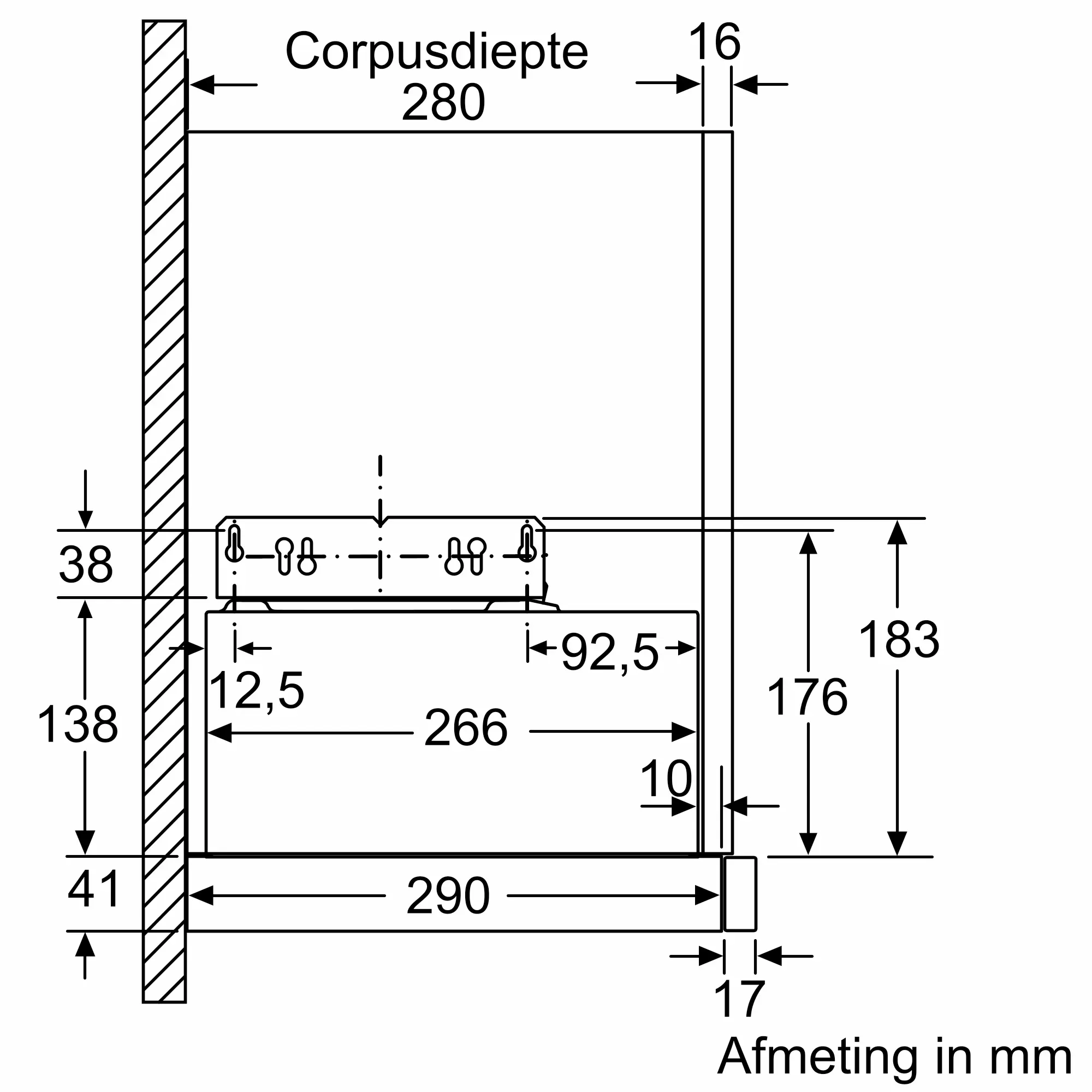 Serie 2 Vlakscherm afzuigkappen 60 cm Zilver metallic