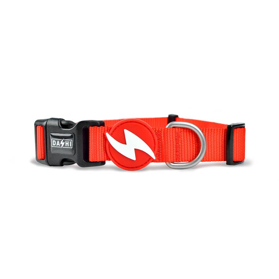 Coleira vermelha para cachorro