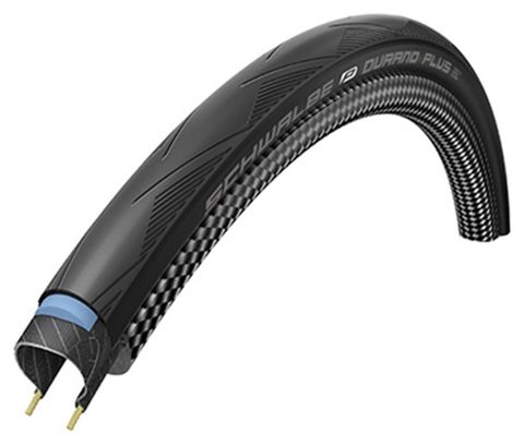 PNEU ROUTE 700 X 25 SCHWALBE DURANO PLUS NOIR RENFORT SMARTGUARD TS (25-622) COMPATIBLE VAE