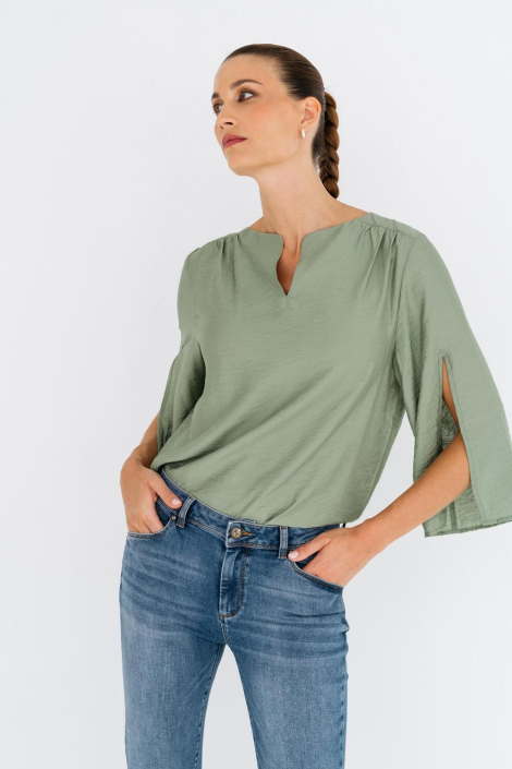 Maicazz groene dames blouse