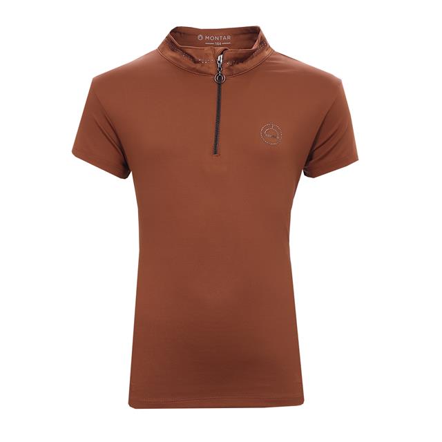 Trainingsshirt Montar MOBlair Gun Metal Kids Bruin