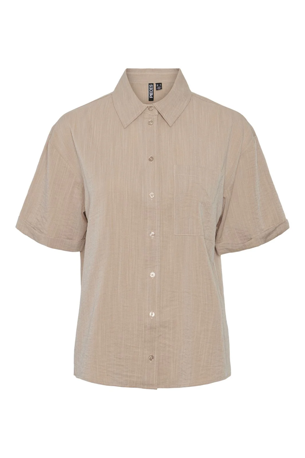 Pieces Pcshanie Ss Shirt 4624892 silver mink